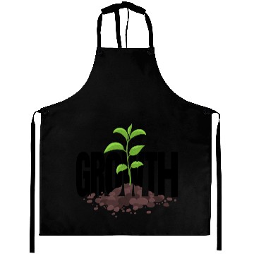 Discover Growth Typography Design Aprons