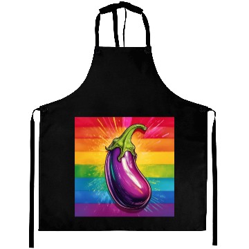 Discover LGBTQ Eggplant Aprons