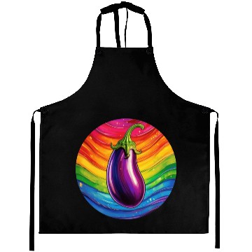 Discover LGBTQ Eggplant Aprons