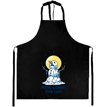 Discover Here Comes The Sun Snowman Aprons