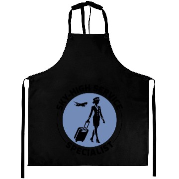 Discover Flight Attendant Aviation Cabin Crew Air Hostess Aprons