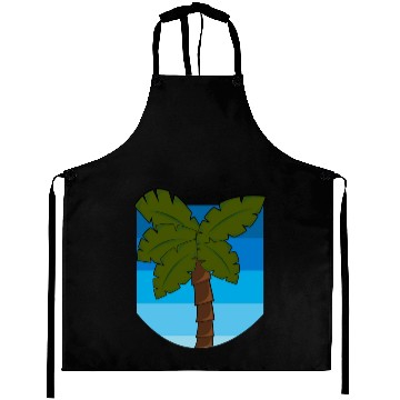 Discover Tropical Palm Tree Over an Ocean Aprons