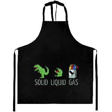 Discover Dinosaur Evolution Solid Liquid Gas Funny Aprons