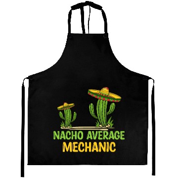 Discover Nacho Average Mechanic Aprons