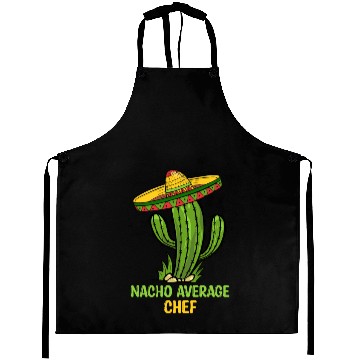 Discover Nacho Average Chef Aprons