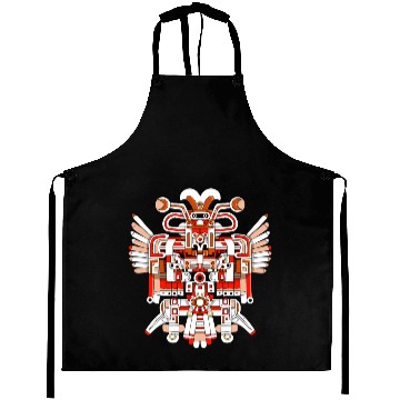 Discover Aztec God Ancient Mythology Chalchiuhtotolin Aprons