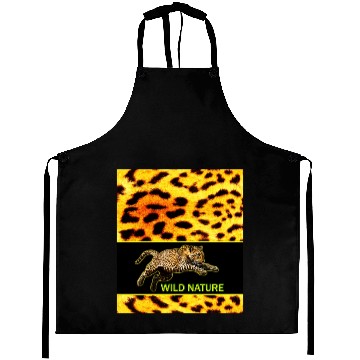 Discover WILD NATURE - LEOPARD design collection Aprons