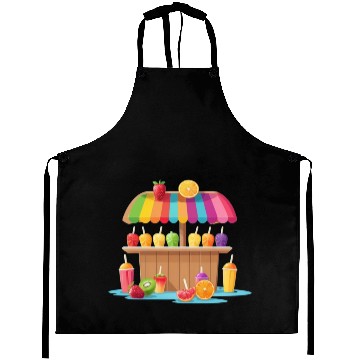 Discover ice cream cart on the beach Aprons