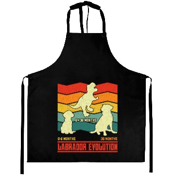 Discover Labrador Lover LABRADOR EVOLUTION Funny Aprons