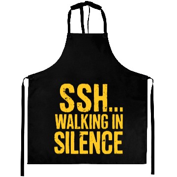 Discover SSH Walking In Silence Silent Walking Motivation Aprons