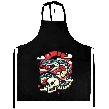 Discover Skull Serpent Aprons