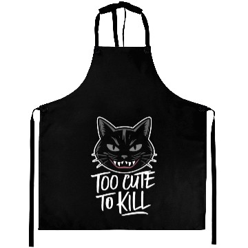 Discover Gothic Emo Cat Design For Cat Lovers And Aprons
