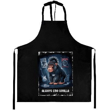 Discover Always emo gorilla admirers Premium Aprons