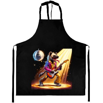 Discover Disco Ball Guitar Hyena Aprons
