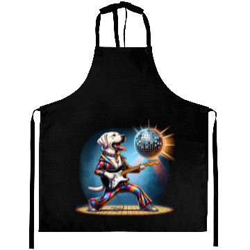 Discover Disco Labrador Retriever dog Aprons
