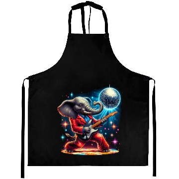 Discover Disco Ball Guitar Elephant Aprons
