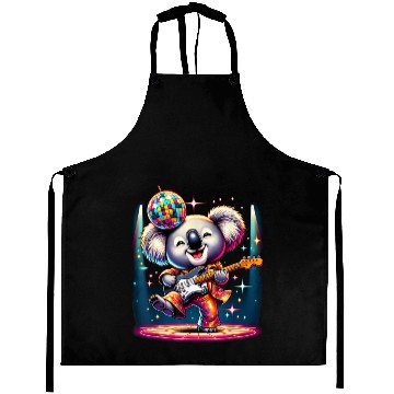 Discover Disco Ball Guitar Koala Aprons
