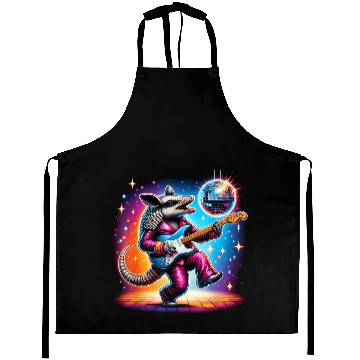 Discover Disco Ball Guitar Armadillo Aprons