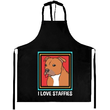 Discover Dog Lover Staffordshire Bull Terrier Aprons
