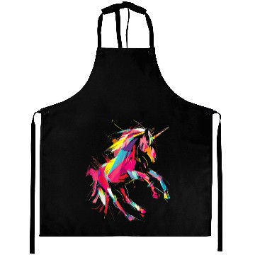 Discover Unicorn Rainbow Animal Zoo Aprons