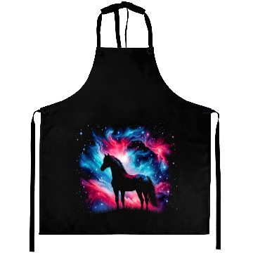 Discover Cool Galaxy Graphic Space Art Aprons