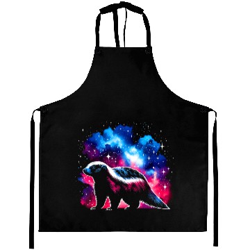 Discover Cool Galaxy Graphic Space Art Aprons
