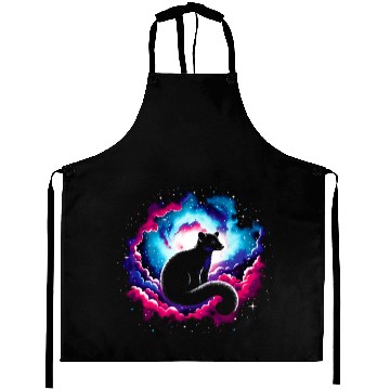 Discover Cool Platypus Galaxy Space Art Aprons