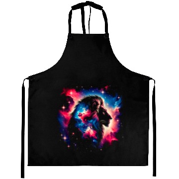 Discover Cool Galaxy Graphic Space Art Aprons