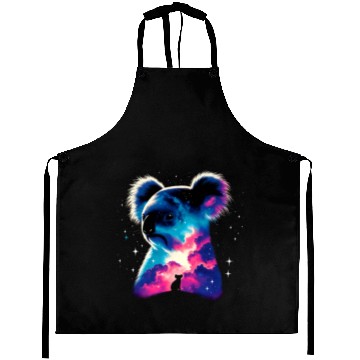 Discover Cool Galaxy Graphic Space Art Aprons