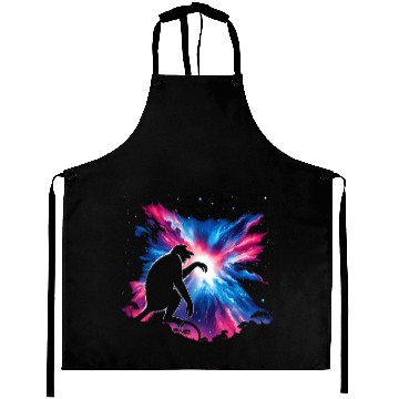 Discover Cool Proboscis Galaxy Space Art Aprons