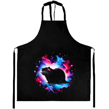 Discover Cool Galaxy Graphic Space Art Aprons