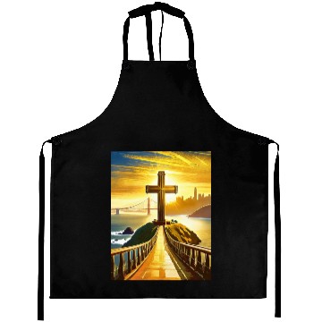 Discover San Francisco Catholic Aprons
