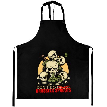 Discover Disgusting Vegetable Skulls: No Brussels Sprouts Aprons