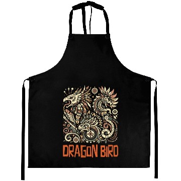 Discover Abstract Bird Dragon Aprons