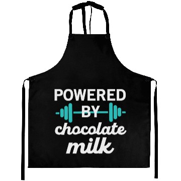 Discover Powered by Chocolate Milk - Weight Lifting Aprons