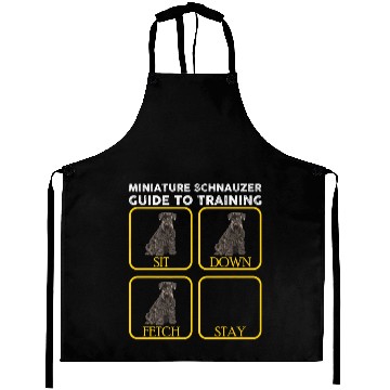 Discover Miniature Schnauzer Training Premium Aprons