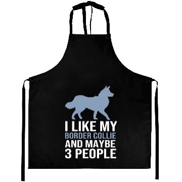 Discover Funny Dog Lover Border Collie Aprons