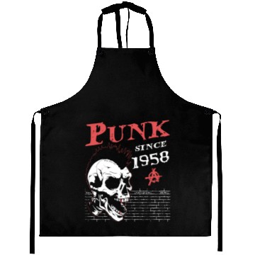 Discover Punk Since 1958, Punks Not Dead, 66 Years Old and Aprons
