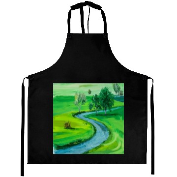 Discover Serene River Path Aprons
