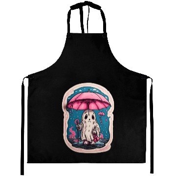 Discover Ghost Tattoo Drawing Aprons