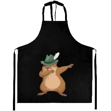 Discover Groundhog Marmot for a Marmot lover groundhog fan Aprons