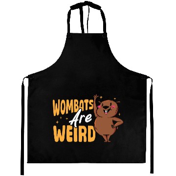 Discover Wombats Are Weird Wombat Merch Aprons