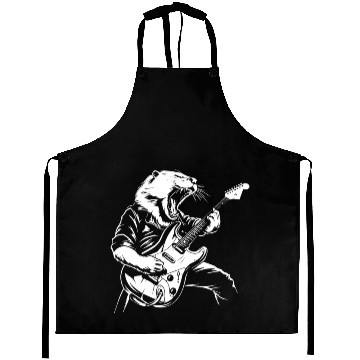 Discover Rock and Roll Otter Guitar Aprons