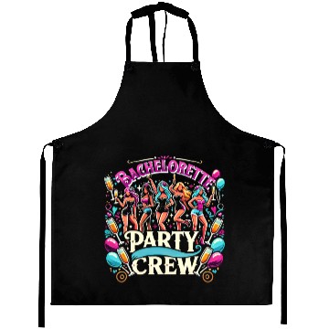 Discover Bachelorette Party Crew Fun Aprons