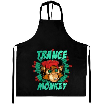 Discover Trance Monkey Aprons