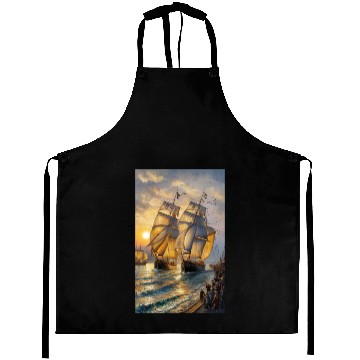 Discover Sailing into the Sunset Aprons