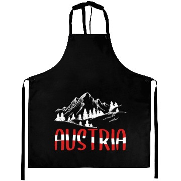 Discover Austria Holiday Eagle Alps Mountains Gift Aprons