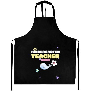 Discover Kindergarten Teacher Vibes Aprons