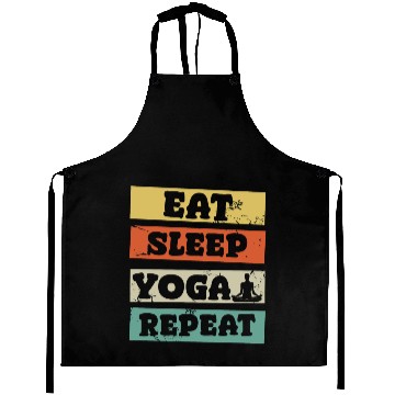 Discover eat sleep yoga repeat Aprons