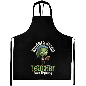 Discover Kindergarten Teacher Loves Brains Aprons